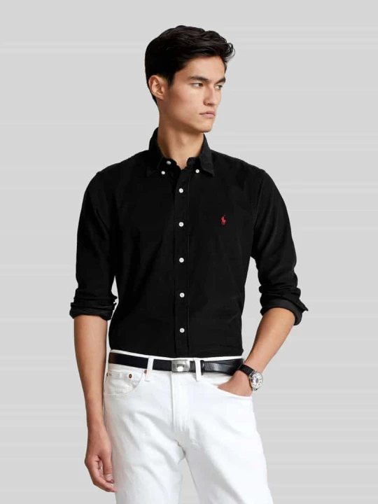 Zdjęcie produktu Koszula casualowa o kroju regular fit z czystej bawełny Polo Ralph Lauren Czarny