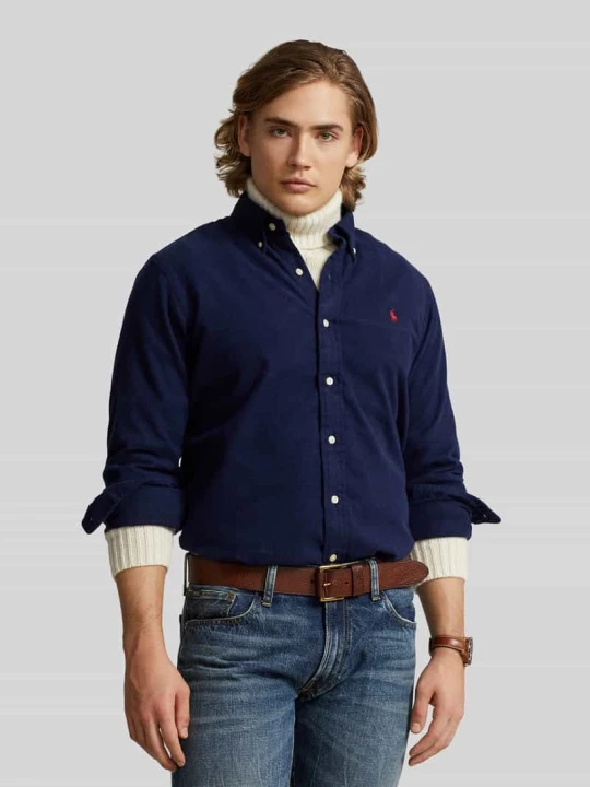 Zdjęcie produktu Koszula casualowa o kroju regular fit z czystej bawełny Polo Ralph Lauren Granatowy