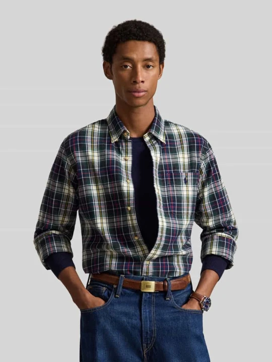 Zdjęcie produktu Koszula casualowa o kroju regular fit z czystej bawełny Polo Ralph Lauren Granatowy