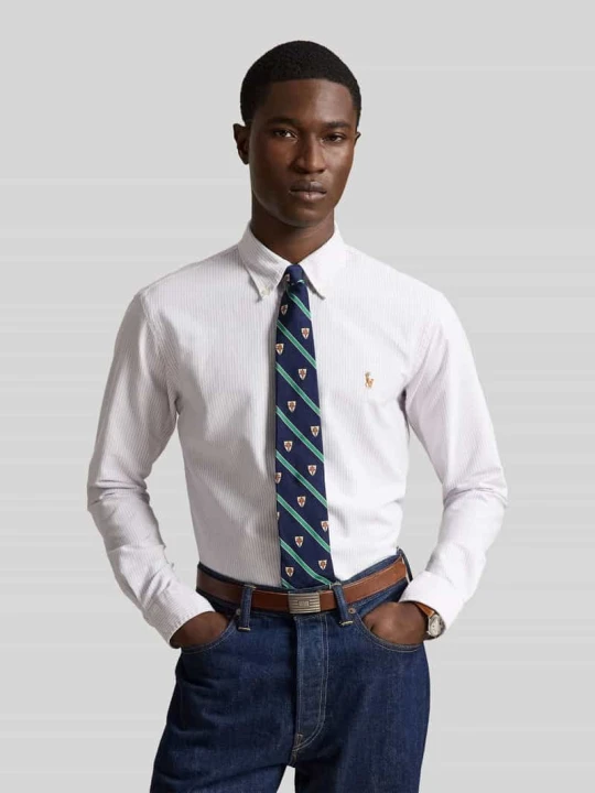 Zdjęcie produktu Koszula casualowa o kroju regular fit z czystej bawełny Polo Ralph Lauren Purpurowy