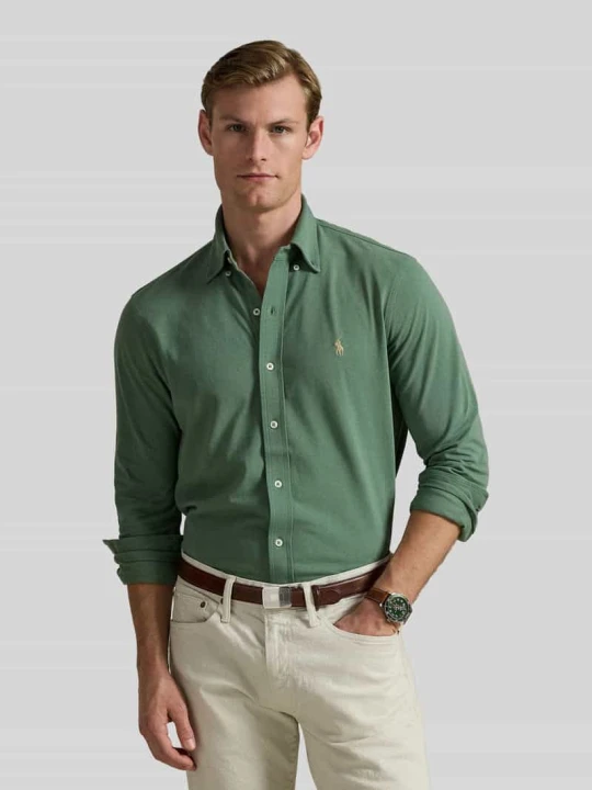 Zdjęcie produktu Koszula casualowa o kroju regular fit z czystej bawełny Polo Ralph Lauren Zielony