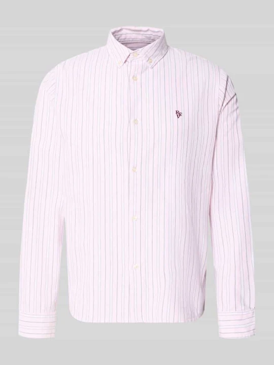Zdjęcie produktu Koszula casualowa o kroju regular fit z czystej bawełny REVIEW Różowy