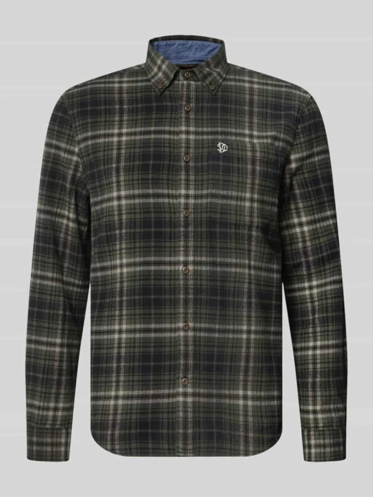 Zdjęcie produktu Koszula casualowa o kroju regular fit z czystej bawełny Superdry Oliwkowy