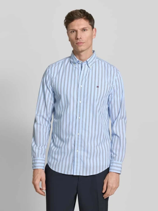 Zdjęcie produktu Koszula casualowa o kroju regular fit z czystej bawełny Tommy Hilfiger Błękitny