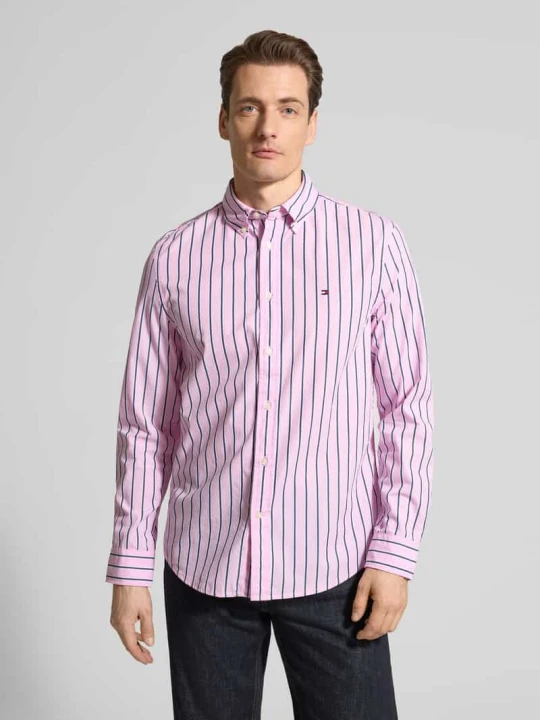 Zdjęcie produktu Koszula casualowa o kroju regular fit z czystej bawełny Tommy Hilfiger Różowy