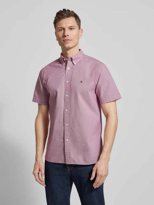 Zdjęcie produktu Koszula casualowa o kroju regular fit z czystej bawełny Tommy Hilfiger Czerwony