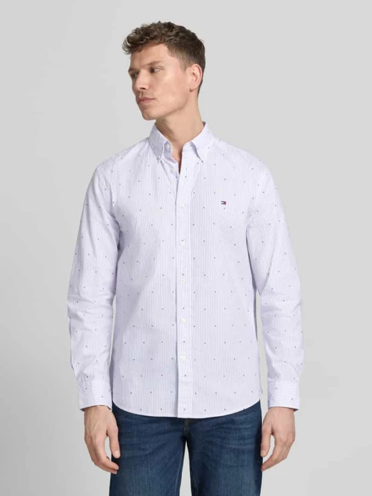Zdjęcie produktu Koszula casualowa o kroju regular fit z czystej bawełny Tommy Hilfiger Jasnoniebieski