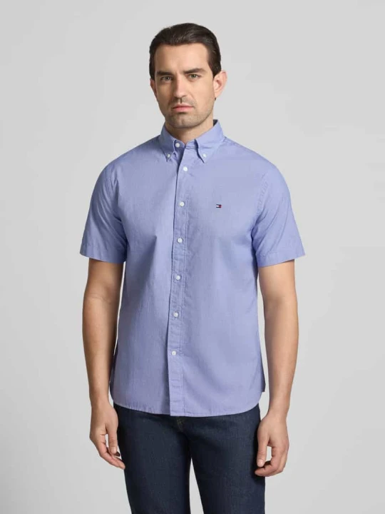 Zdjęcie produktu Koszula casualowa o kroju regular fit z czystej bawełny Tommy Hilfiger Niebieski