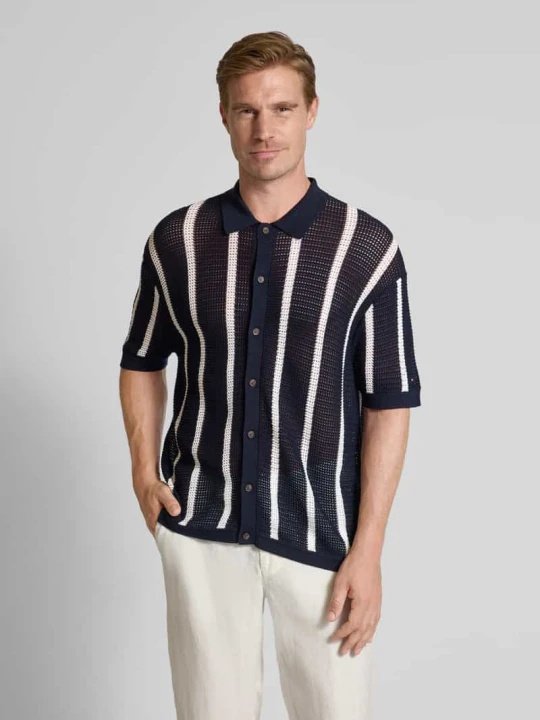 Zdjęcie produktu Koszula casualowa o kroju regular fit z czystej bawełny Tommy Hilfiger Czarny