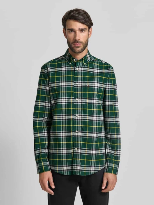 Zdjęcie produktu Koszula casualowa o kroju regular fit z czystej bawełny Tommy Hilfiger Butelkowy zielony