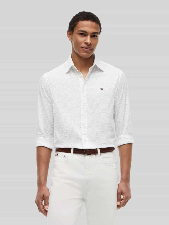 Zdjęcie produktu Koszula casualowa o kroju regular fit z czystej bawełny Tommy Hilfiger Biały
