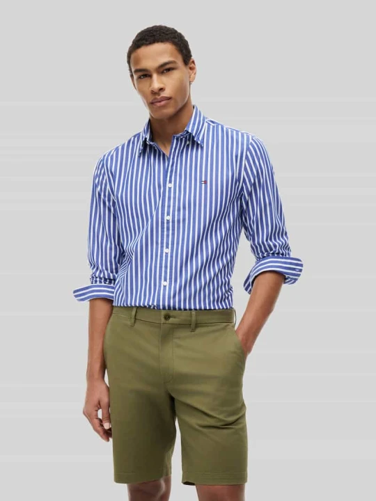 Zdjęcie produktu Koszula casualowa o kroju regular fit z czystej bawełny Tommy Hilfiger Granatowy