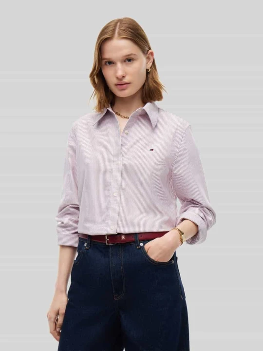 Zdjęcie produktu Koszula casualowa o kroju regular fit z czystej bawełny Tommy Hilfiger Jasnoróżowy