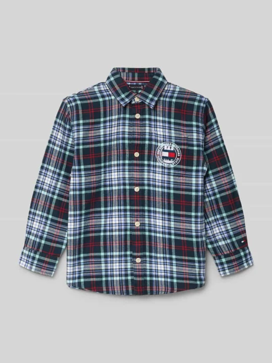 Zdjęcie produktu Koszula casualowa z czystej bawełny o kroju regular fit Tommy Hilfiger Ciemnoniebieski