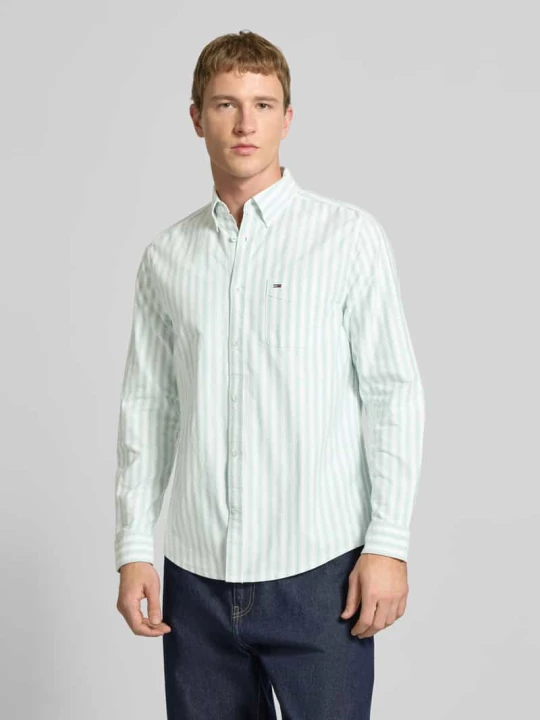 Zdjęcie produktu Koszula casualowa o kroju regular fit z czystej bawełny Tommy Jeans Zielony