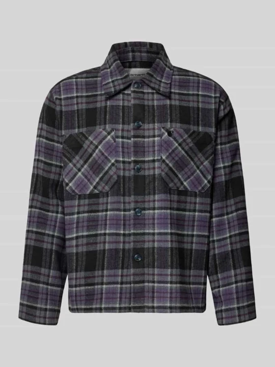 Zdjęcie produktu Koszula casualowa o kroju regular fit z dodatkiem wełny i kołnierzykiem typu kent Carhartt WIP Czarny
