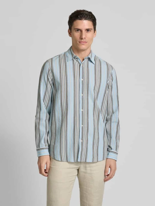 Zdjęcie produktu Koszula casualowa o kroju regular fit z efektem marszczenia Scotch & Soda Jasnoniebieski
