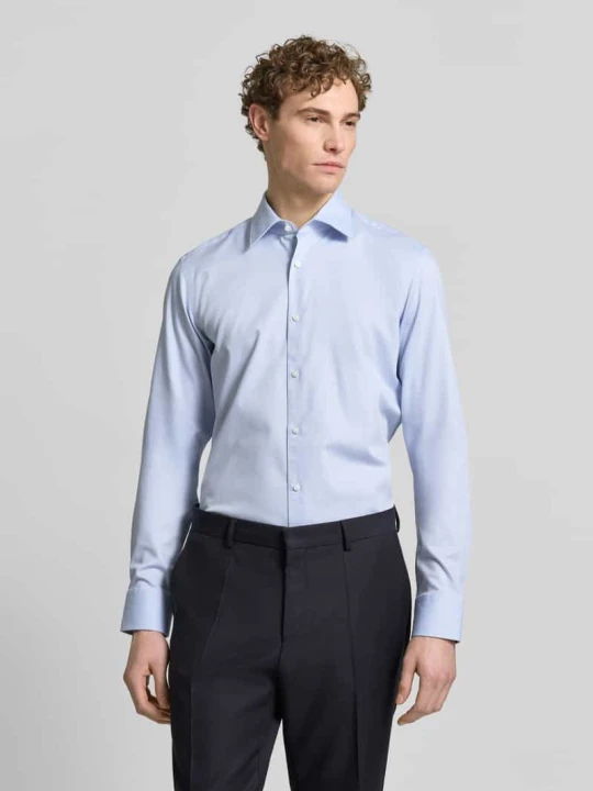 Zdjęcie produktu Koszula casualowa o kroju regular fit z ekstra długim rękawem model 'H-JOE-K-C1-261' Boss Błękitny