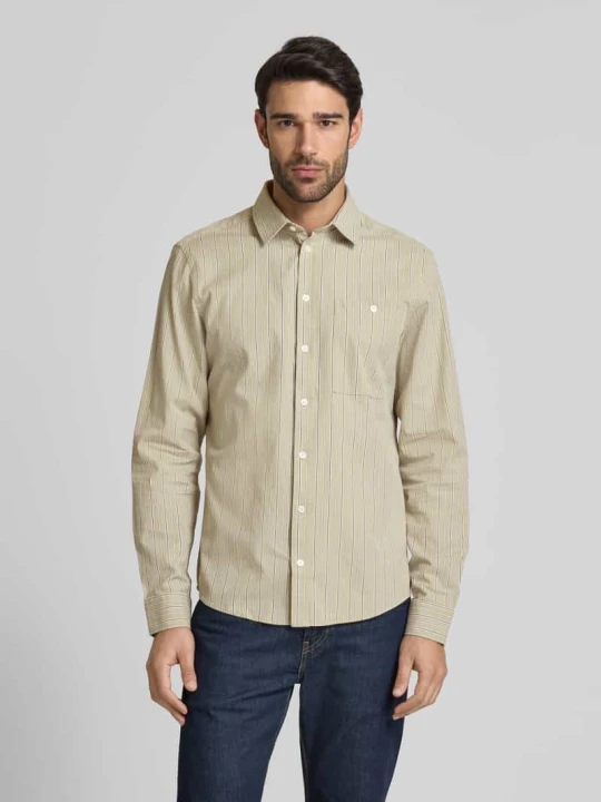 Zdjęcie produktu Koszula casualowa o kroju regular fit z kieszenią na piersi model ‘FREDDI’ Casual Friday Miętowy