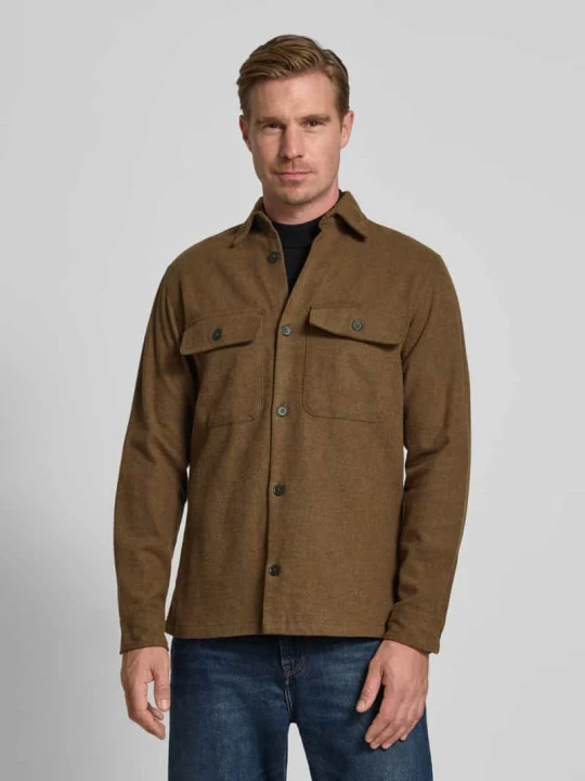 Zdjęcie produktu Koszula casualowa o kroju regular fit z kieszeniami na piersi model ‘Rayle’ Jack&Jones Średniobrązowy
