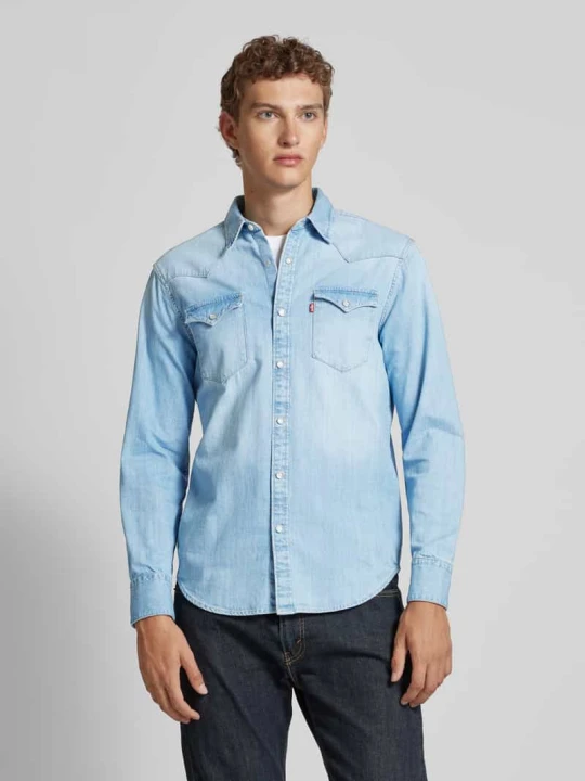 Zdjęcie produktu Koszula casualowa o kroju regular fit z kieszeniami z patką model ‘BARSTOW’ Levi's Jeansowy niebieski