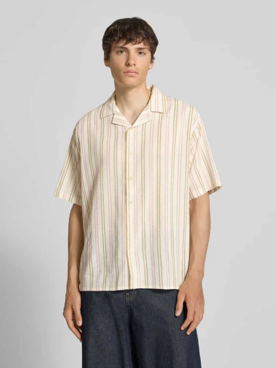 Zdjęcie produktu Koszula casualowa o kroju regular fit z kołnierzem z połami model 'HOWIE' Redefined Rebel Jasnoróżowy