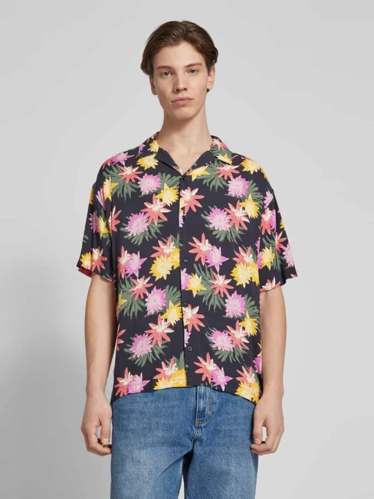 Zdjęcie produktu Koszula casualowa o kroju regular fit z kołnierzem z połami model ‘JORLUKE TAMPA’ Jack&Jones Granatowy