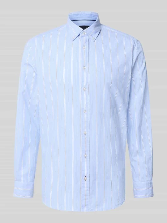Zdjęcie produktu Koszula casualowa o kroju regular fit z kołnierzykiem typu button down Christian Berg Błękitny