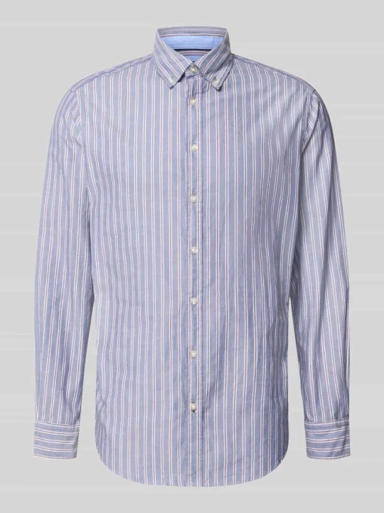 Zdjęcie produktu Koszula casualowa o kroju regular fit z kołnierzykiem typu button down Christian Berg Granatowy