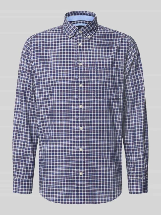 Zdjęcie produktu Koszula casualowa o kroju regular fit z kołnierzykiem typu button down Christian Berg Granatowy