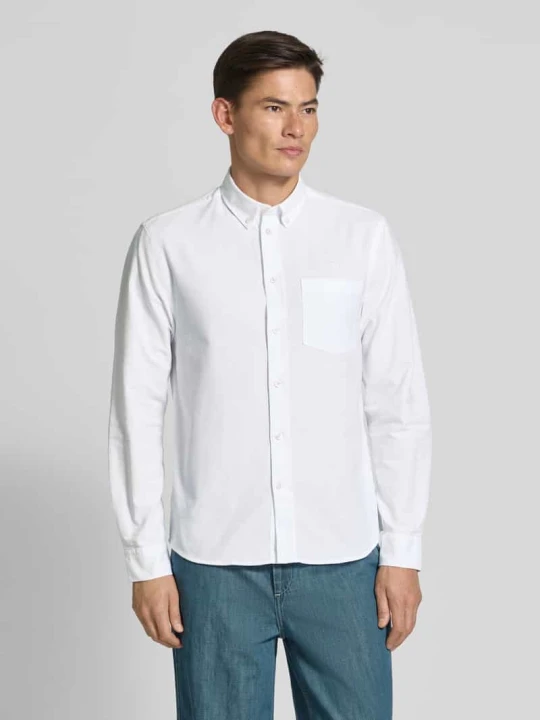 Zdjęcie produktu Koszula casualowa o kroju regular fit z kołnierzykiem typu button down model ‘Adam’ Wood Wood Biały