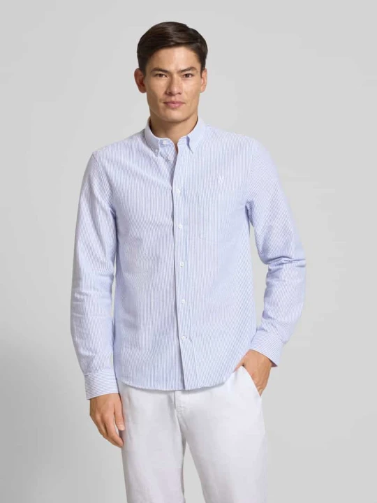 Zdjęcie produktu Koszula casualowa o kroju regular fit z kołnierzykiem typu button down model ‘Adam’ Wood Wood Jasnoniebieski