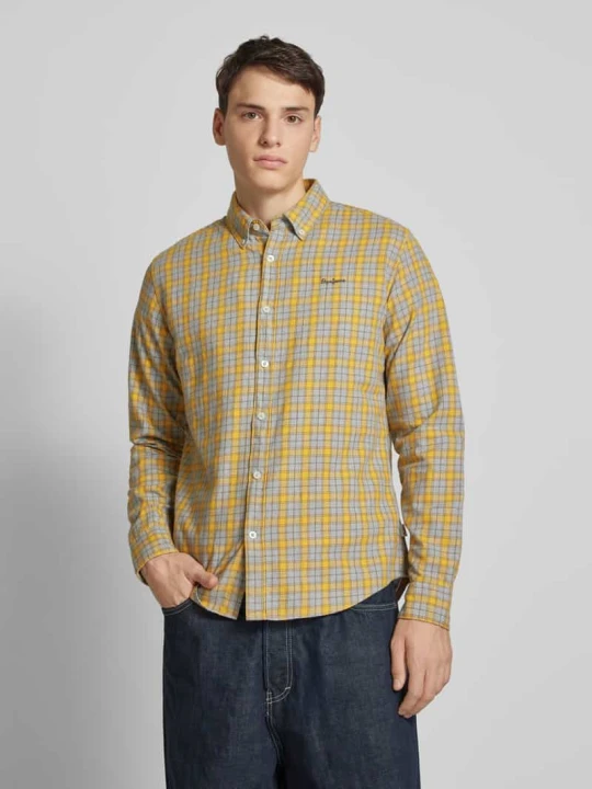 Zdjęcie produktu Koszula casualowa o kroju regular fit z kołnierzykiem typu button down model ‘ARCHIE’ Pepe Jeans Żółty