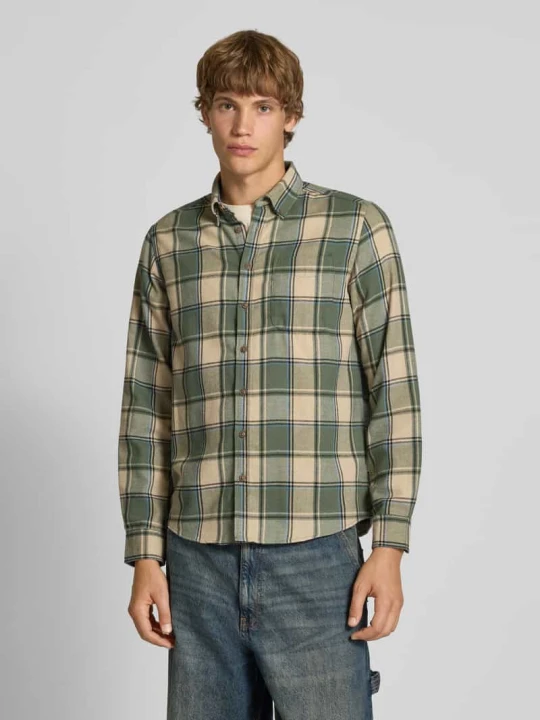 Zdjęcie produktu Koszula casualowa o kroju regular fit z kołnierzykiem typu button down model ‘DAG’ Blend Jasnozielony
