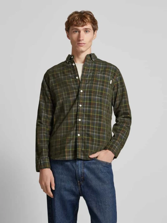 Zdjęcie produktu Koszula casualowa o kroju regular fit z kołnierzykiem typu button down model ‘MAX’ Pepe Jeans Oliwkowy
