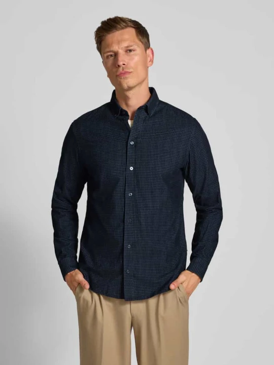 Zdjęcie produktu Koszula casualowa o kroju regular fit z kołnierzykiem typu button down model ‘PONTUS’ Casual Friday Ciemnoniebieski