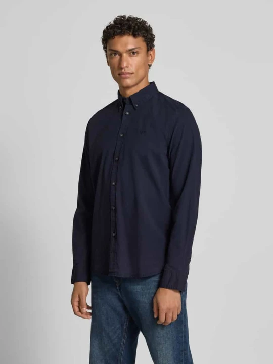Zdjęcie produktu Koszula casualowa o kroju regular fit z kołnierzykiem typu button down PME Legend Granatowy