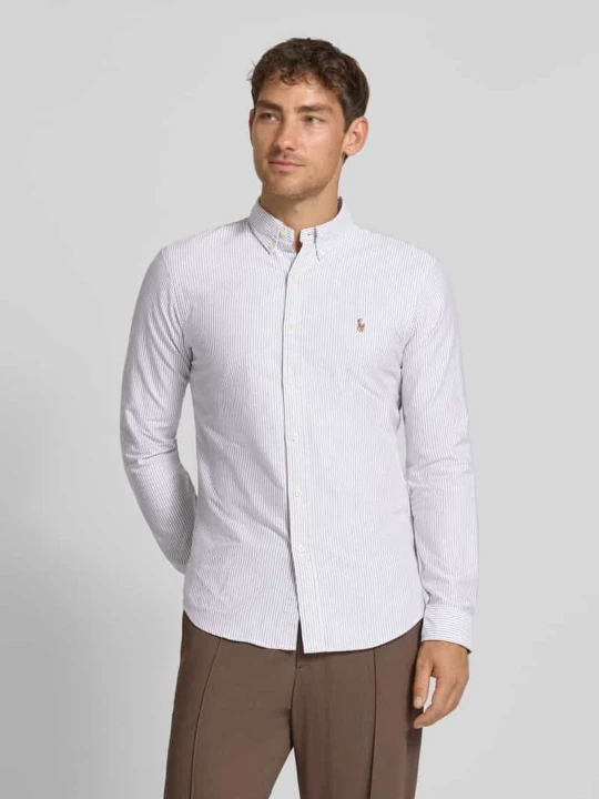 Zdjęcie produktu Koszula casualowa o kroju regular fit z kołnierzykiem typu button down Polo Ralph Lauren Jasnofioletowy