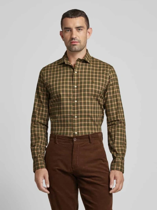 Zdjęcie produktu Koszula casualowa o kroju regular fit z kołnierzykiem typu cutaway Polo Ralph Lauren Oliwkowy