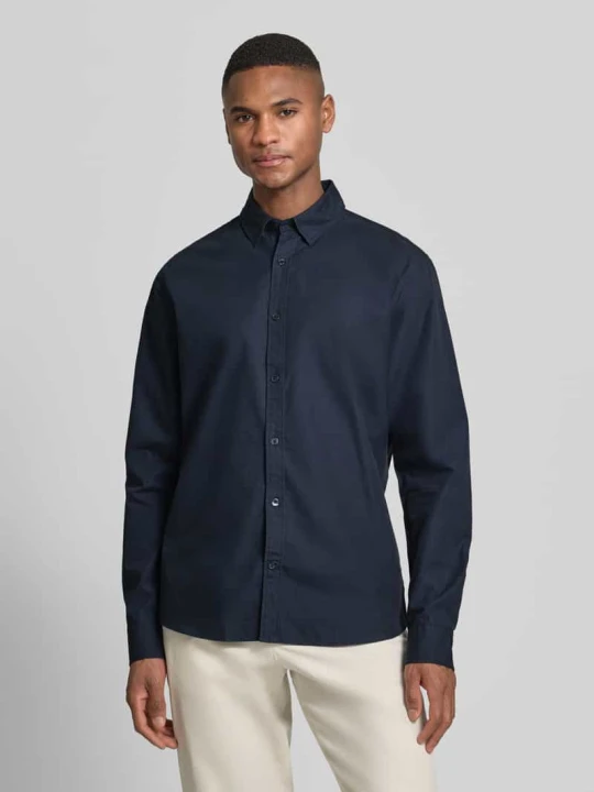 Zdjęcie produktu Koszula casualowa o kroju regular fit z kołnierzykiem typu kent model 'Christaldo' Matinique Granatowy