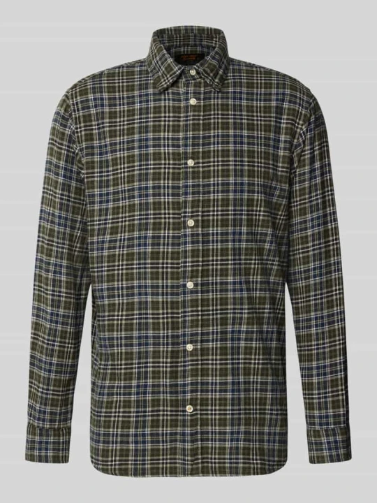 Zdjęcie produktu koszula casualowa o kroju regular fit z kołnierzykiem typu kent model 'FIELD' Jack&Jones Oliwkowy