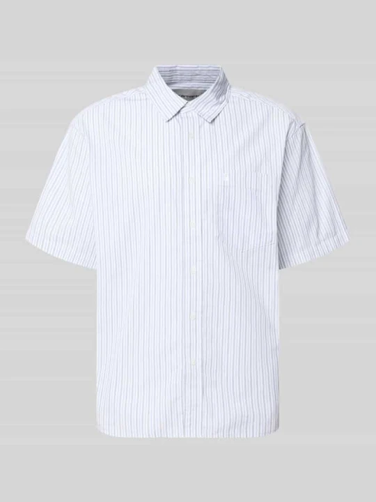 Zdjęcie produktu koszula casualowa o kroju regular fit z kołnierzykiem typu kent model 'Keene' Carhartt WIP Biały