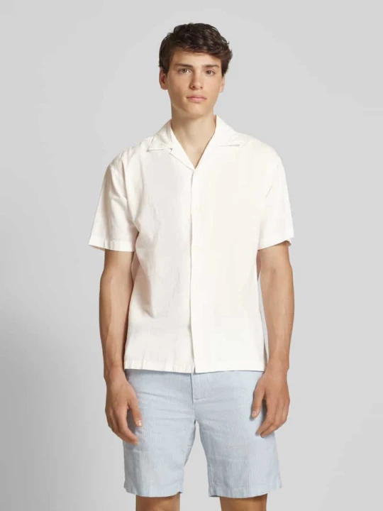 Zdjęcie produktu Koszula casualowa o kroju regular fit z kołnierzykiem typu resort model ‘BREEZE’ Jack&Jones Biały