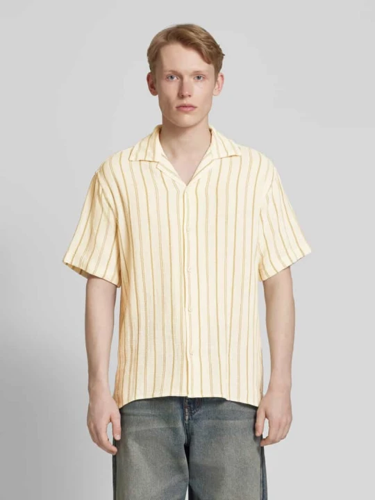 Zdjęcie produktu Koszula casualowa o kroju regular fit z kołnierzykiem typu resort model ‘COBA’ Jack&Jones Khaki