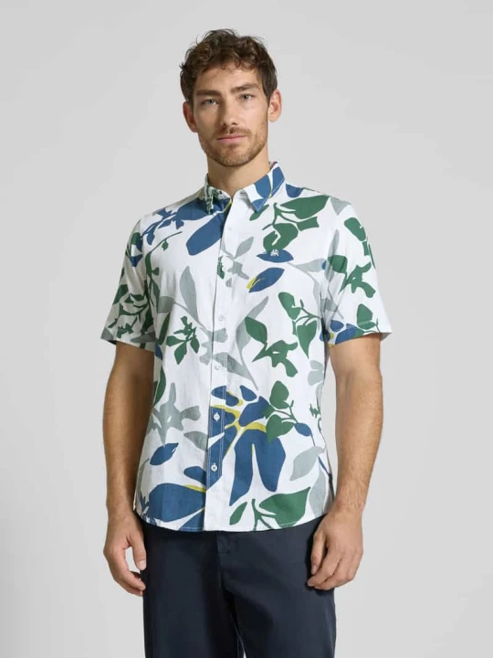 Zdjęcie produktu Koszula casualowa o kroju regular fit z kołnierzykiem typu under button down Lerros Biały