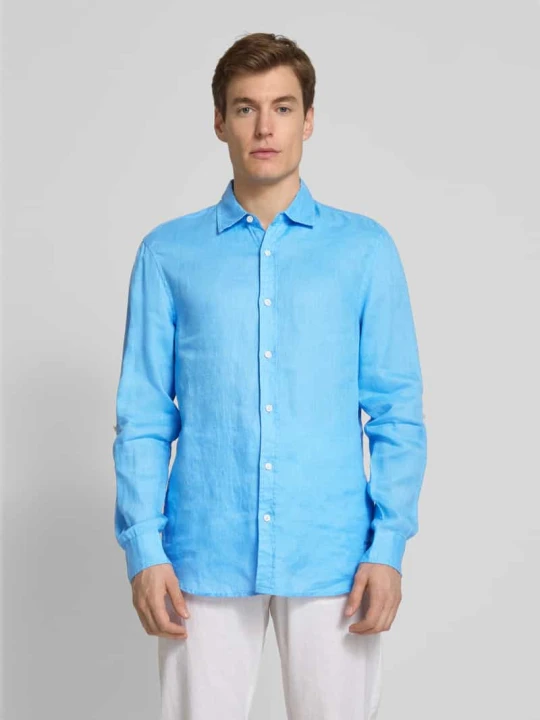 Zdjęcie produktu Koszula casualowa o kroju regular fit z listwą guzikową Scotch & Soda Morski