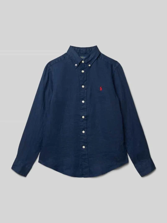 Zdjęcie produktu Koszula casualowa o kroju regular fit z lnu Polo Ralph Lauren Granatowy