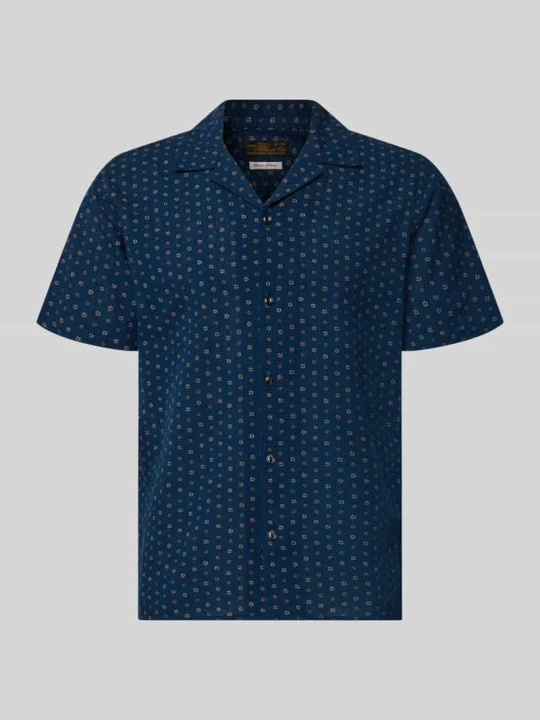 Zdjęcie produktu Koszula casualowa o kroju regular fit z mieszanki bawełny i lnu model 'SUMMER' Jack&Jones Granatowy