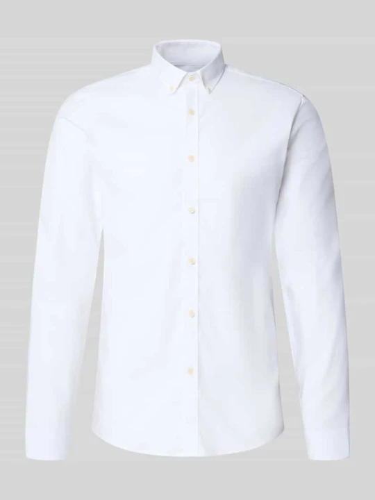 Zdjęcie produktu koszula casualowa o kroju regular fit z mieszanki bawełny model 'Oxford' lindbergh Biały