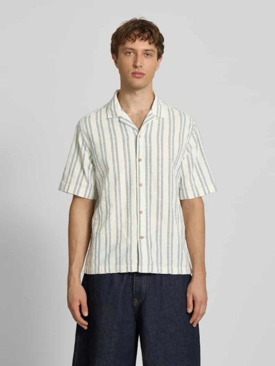 Zdjęcie produktu koszula casualowa o kroju regular fit z mieszanki bawełny model 'PERSHORE' Pepe Jeans Jasnoniebieski